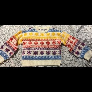 Old Navy Cozy Fair Isle Space Dye Sweater for Girls